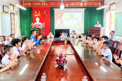 ĐẠI HỘI LIÊN ĐỘI TRƯỜNG TIỂU HỌC HẢI LỘC NĂM HỌC 2025 – 2026