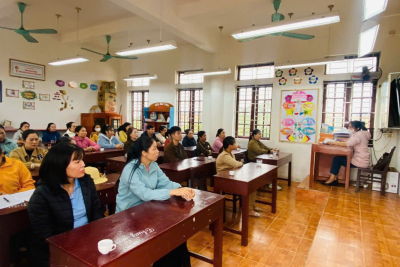 HỘI NGHỊ CHA MẸ HỌC SINH- KẾT NỐI YÊU THƯƠNG TRƯỜNG TIỂU HỌC HẢI LỘC