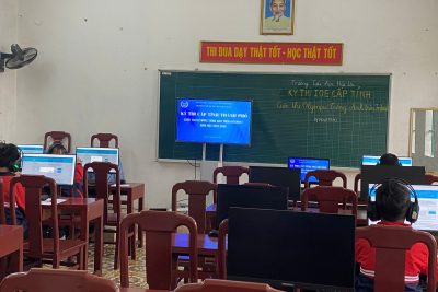 TRƯỜNG TIỂU HỌC HẢI LỘC TỔ CHỨC KÌ THI IOE CẤP TỈNH NĂM HỌC 2025 – 2026